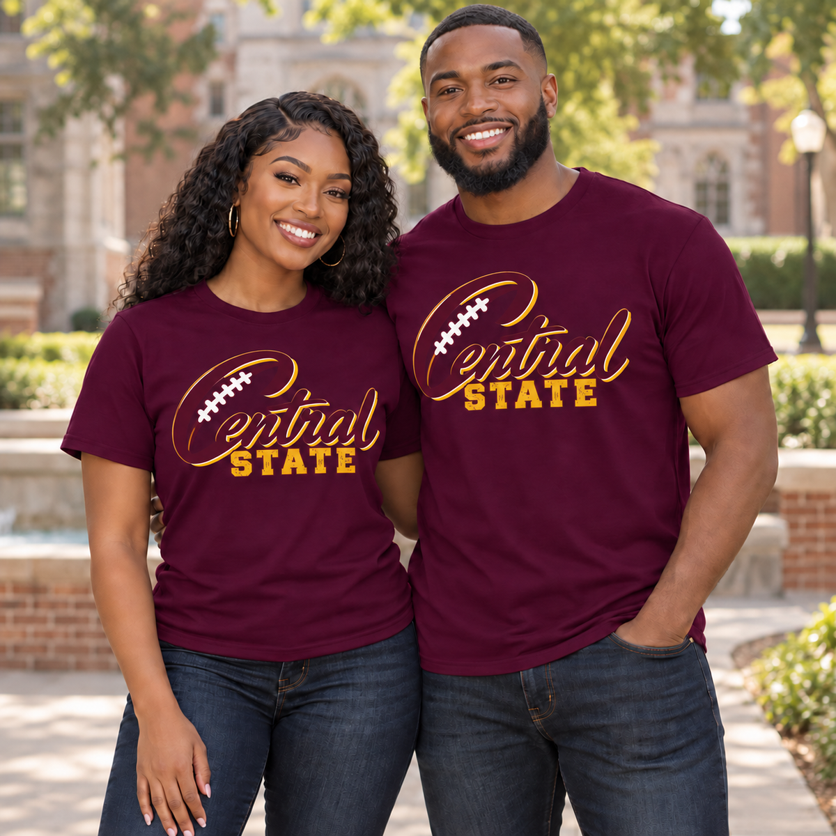 Central State Maroon & Gold Spirit Tee