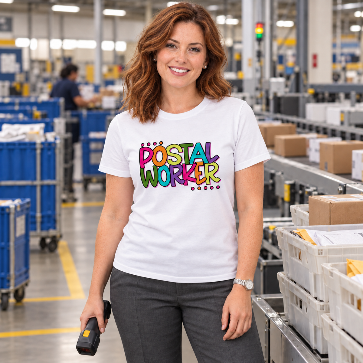 Colorful USPS Postal Worker T-Shirt