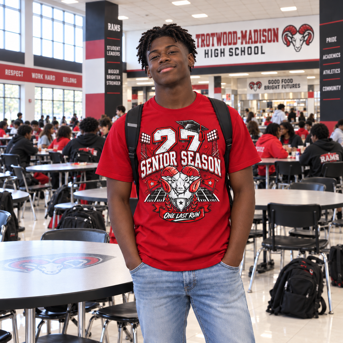 Trotwood-Madison Rams Senior Season 2027 Unisex T-Shirt