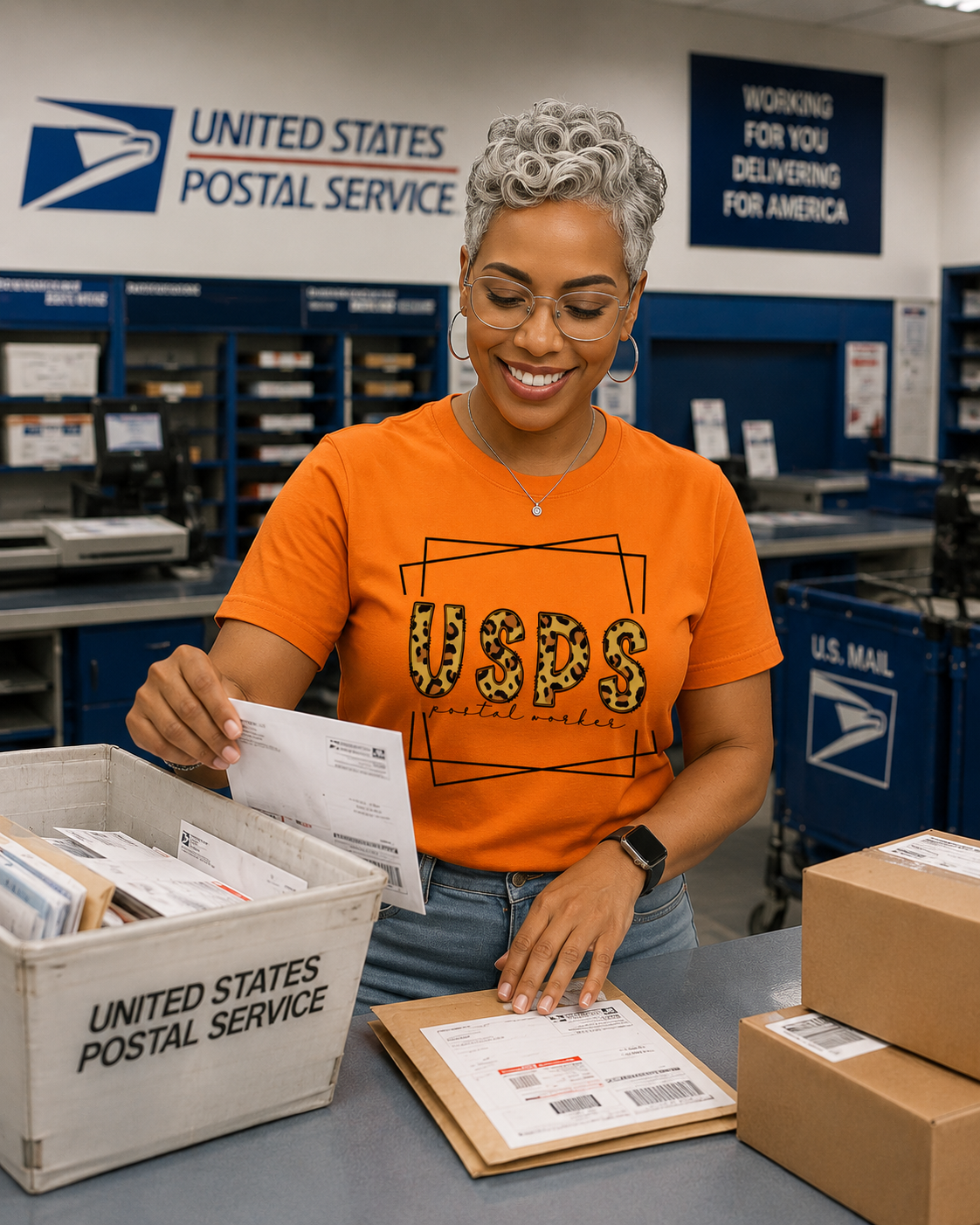 USPS Postal Worker Graphic Tee