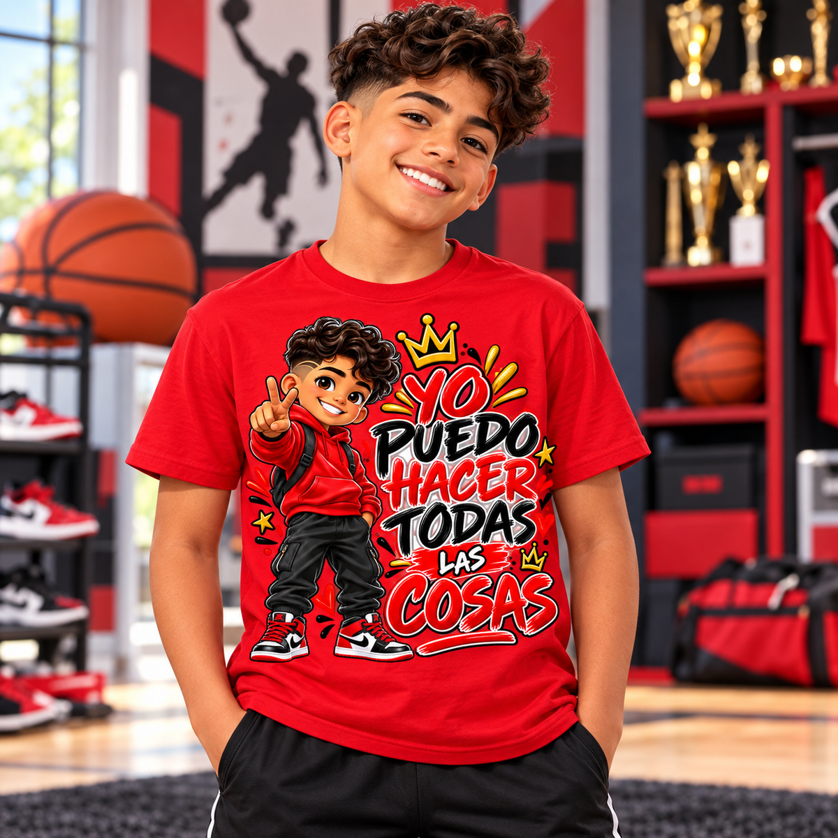 I Can Do All Things Boys Graphic Tee/Yo Puedo Hacer Todas Las Cosas