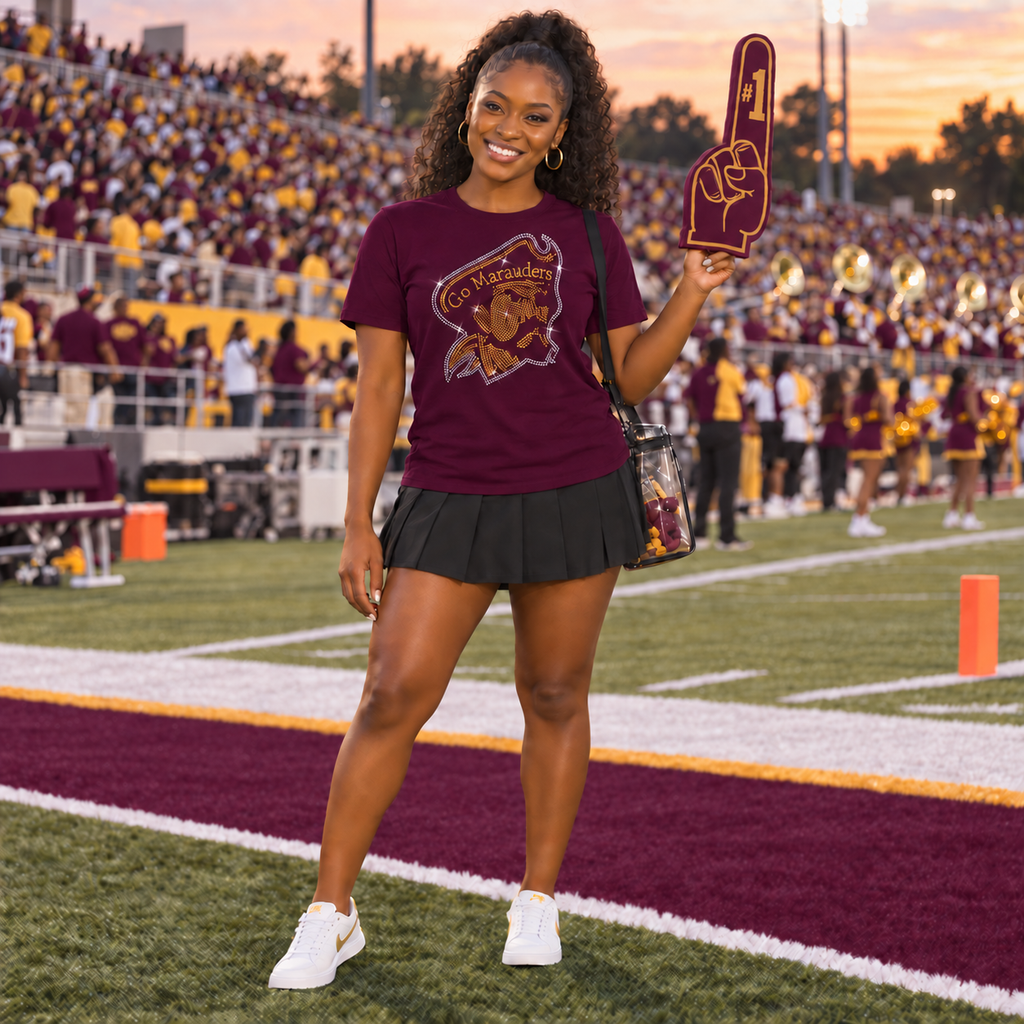 Central State University Marauders Rhinestone Shirt