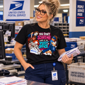 You Don’t Scare Me I Work at the Post Office T-Shirt | Funny Postal Worker Halloween Tee
