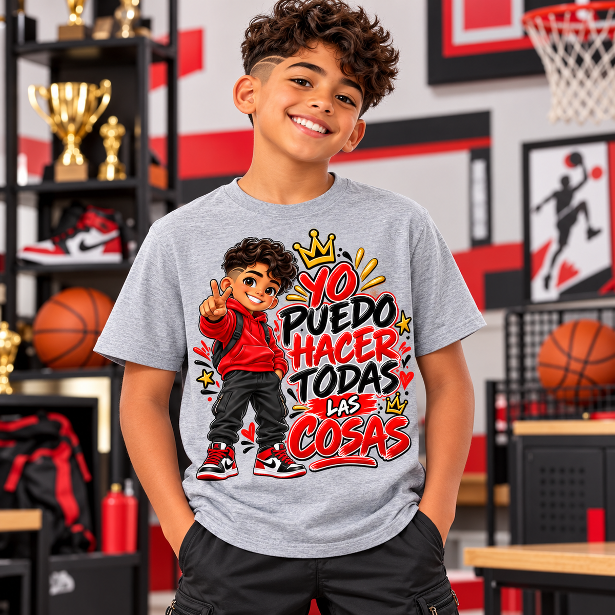 I Can Do All Things Boys Graphic Tee/Yo Puedo Hacer Todas Las Cosas