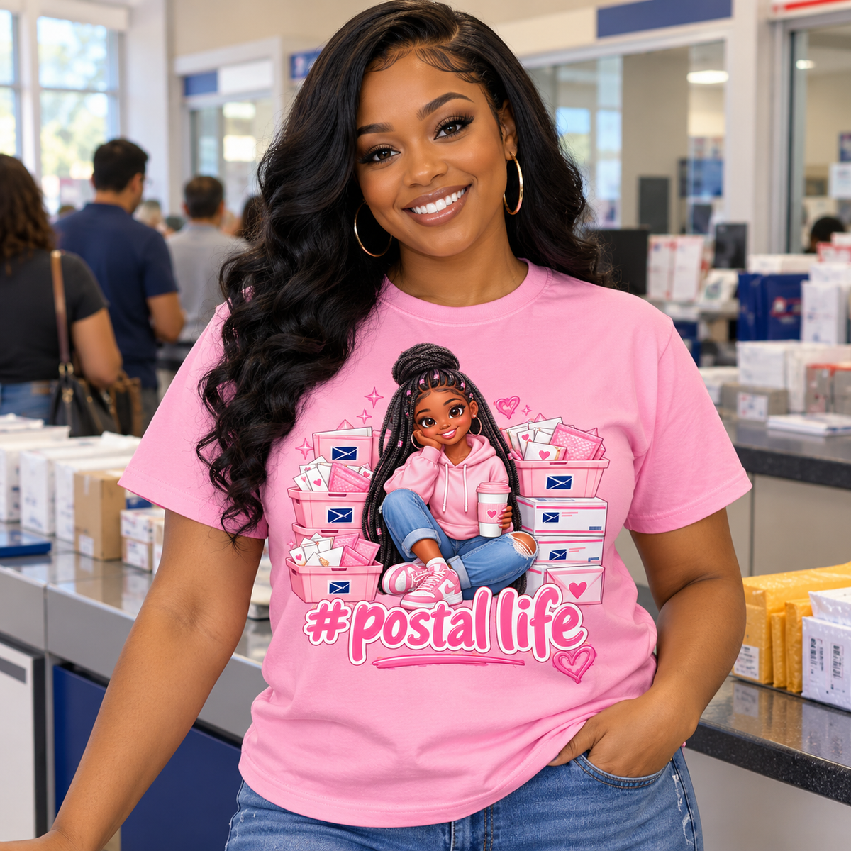 Postal Life Graphic Tee