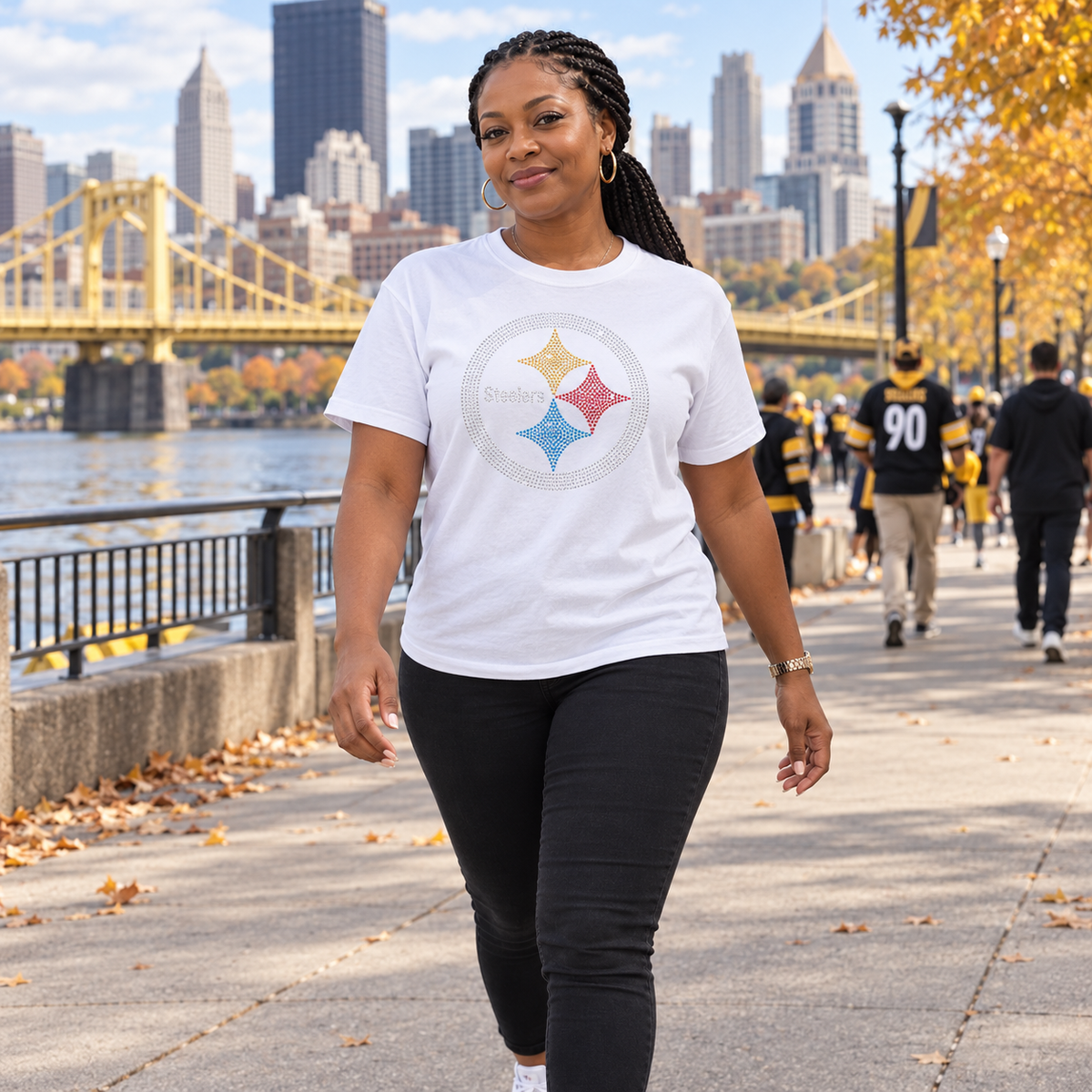 Pittsburgh Rhinestone Graphic Tee