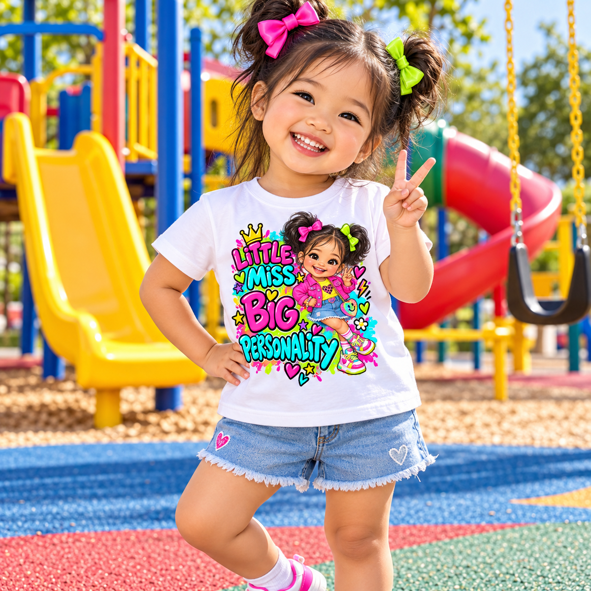 Little Miss Big Personality Toddler Graphic Tee
