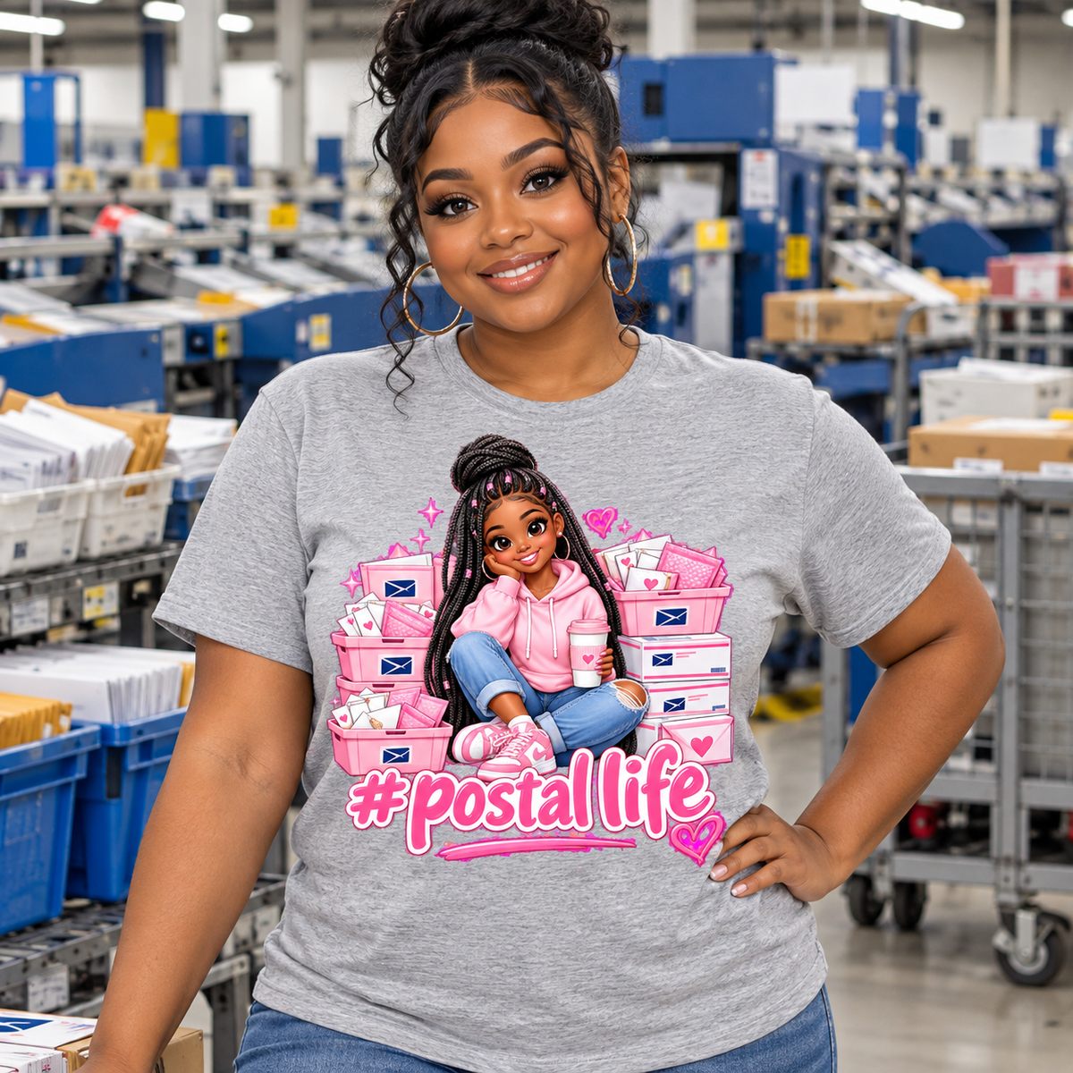 Postal Life Graphic Tee