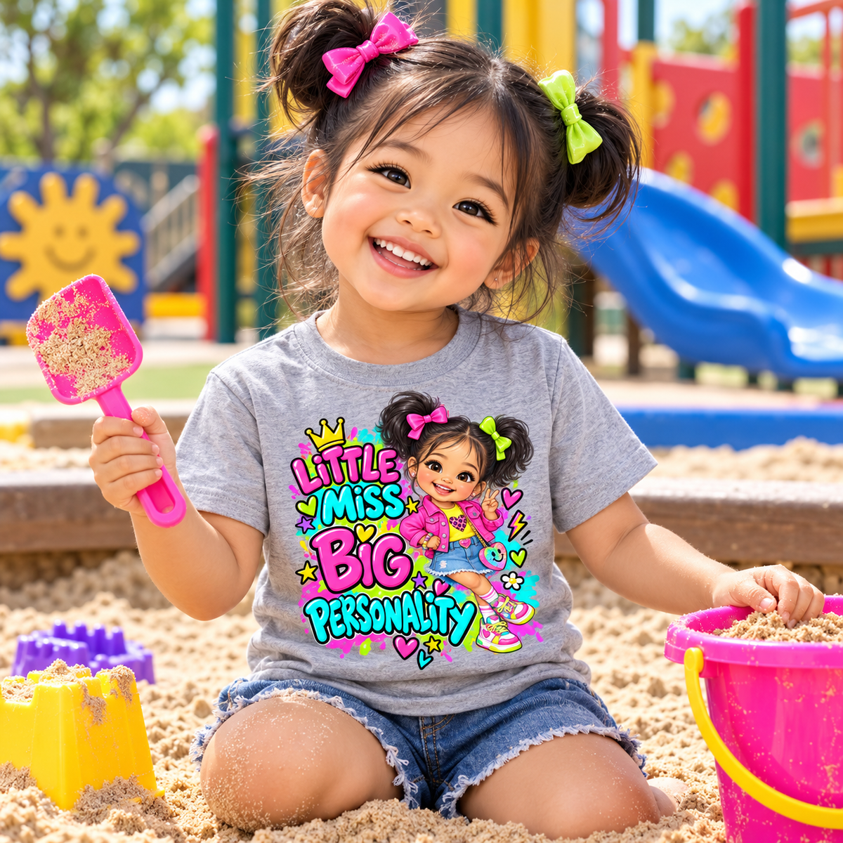 Little Miss Big Personality Toddler Graphic Tee