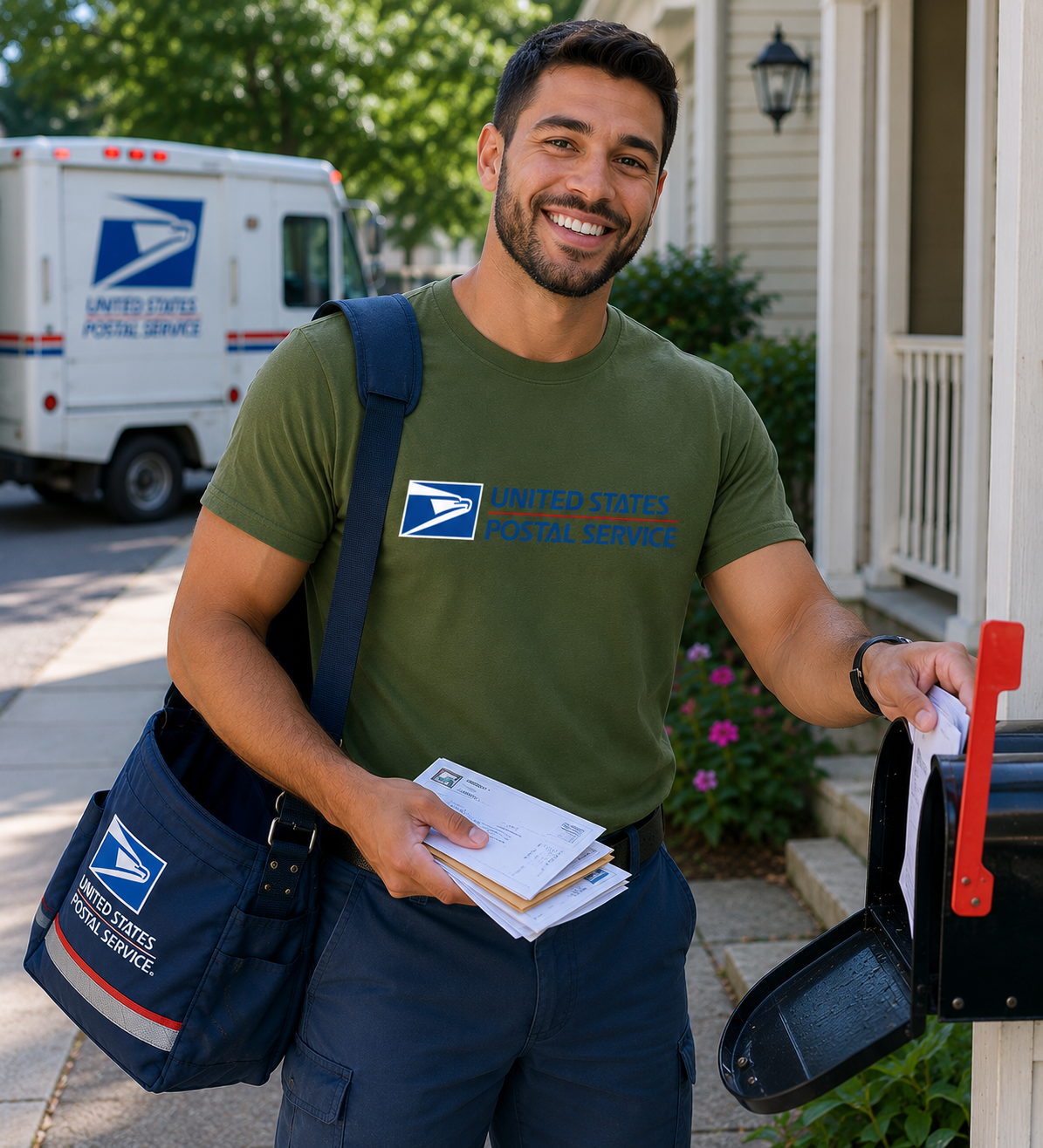 Postal Service Logo Graphic Tee
