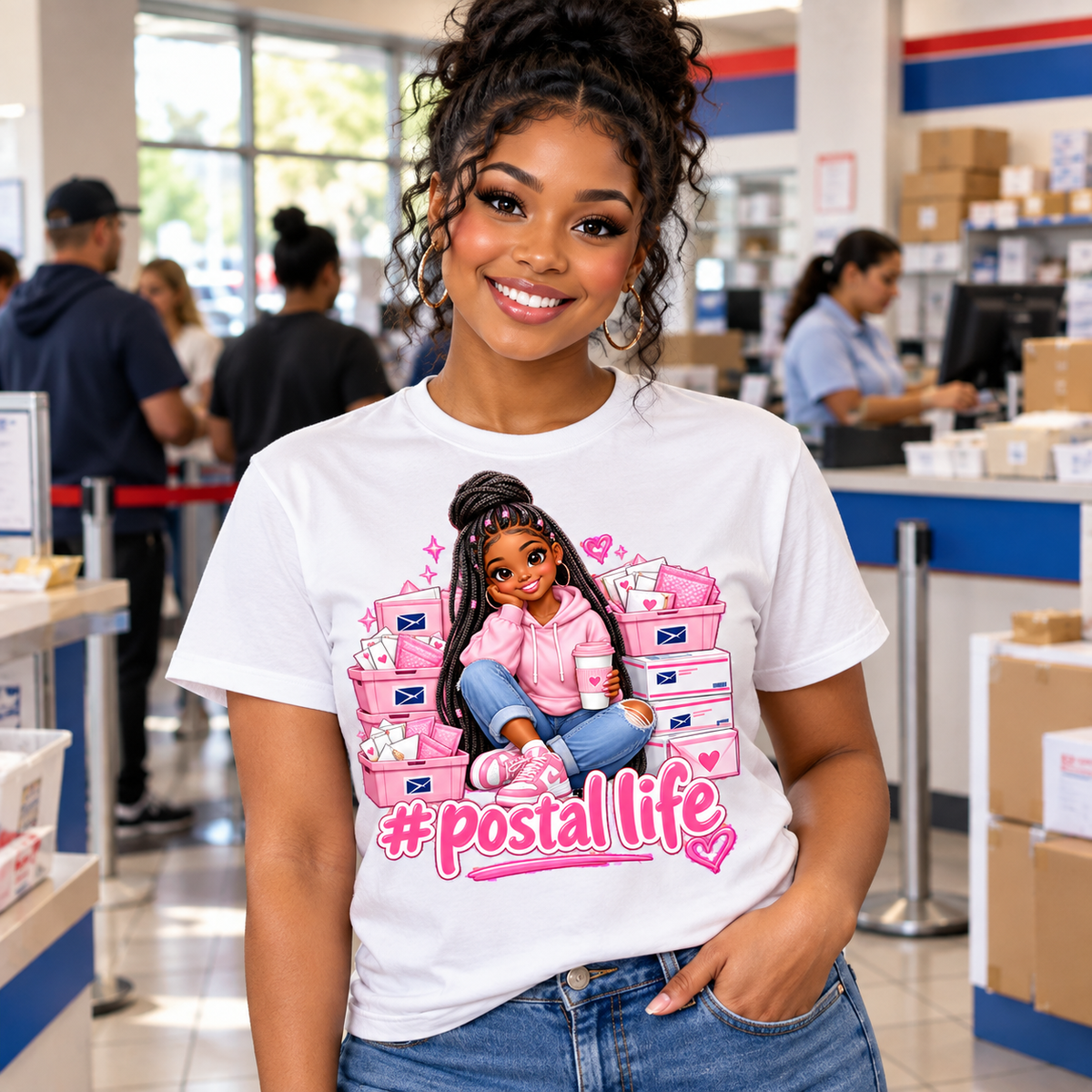 Postal Life Graphic Tee