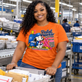 Postal Worker Breast Cancer Awareness Graphic Tee