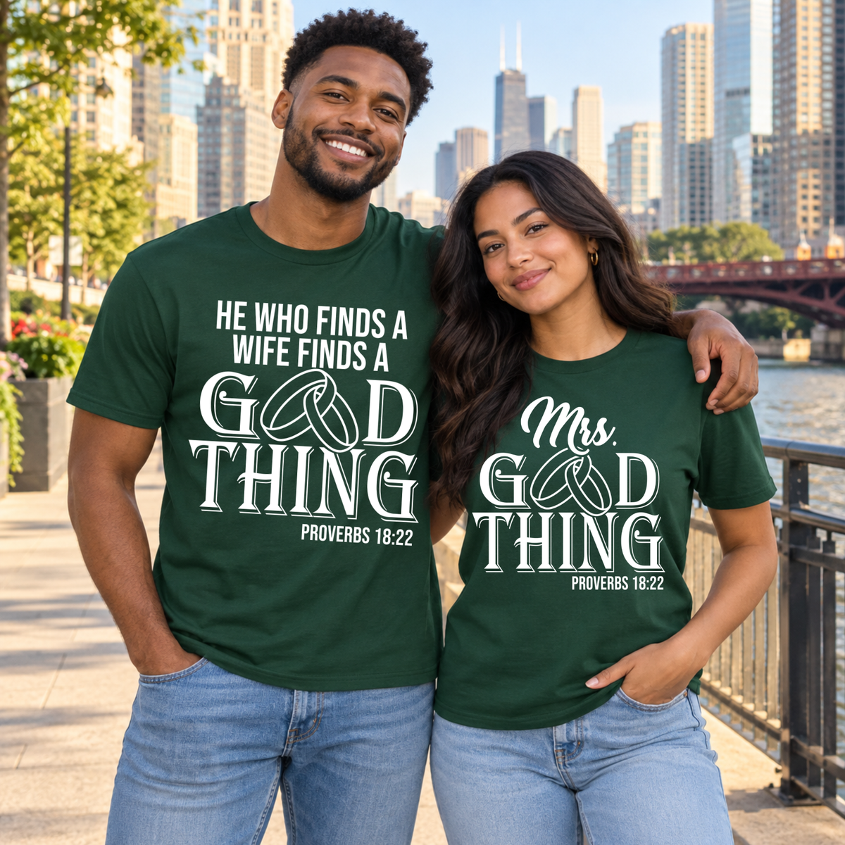 Good Thing Proverbs 18:22 Couple Shirts