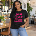 I Wear Pink for Someone I Miss Breast Cancer Awareness Shirt