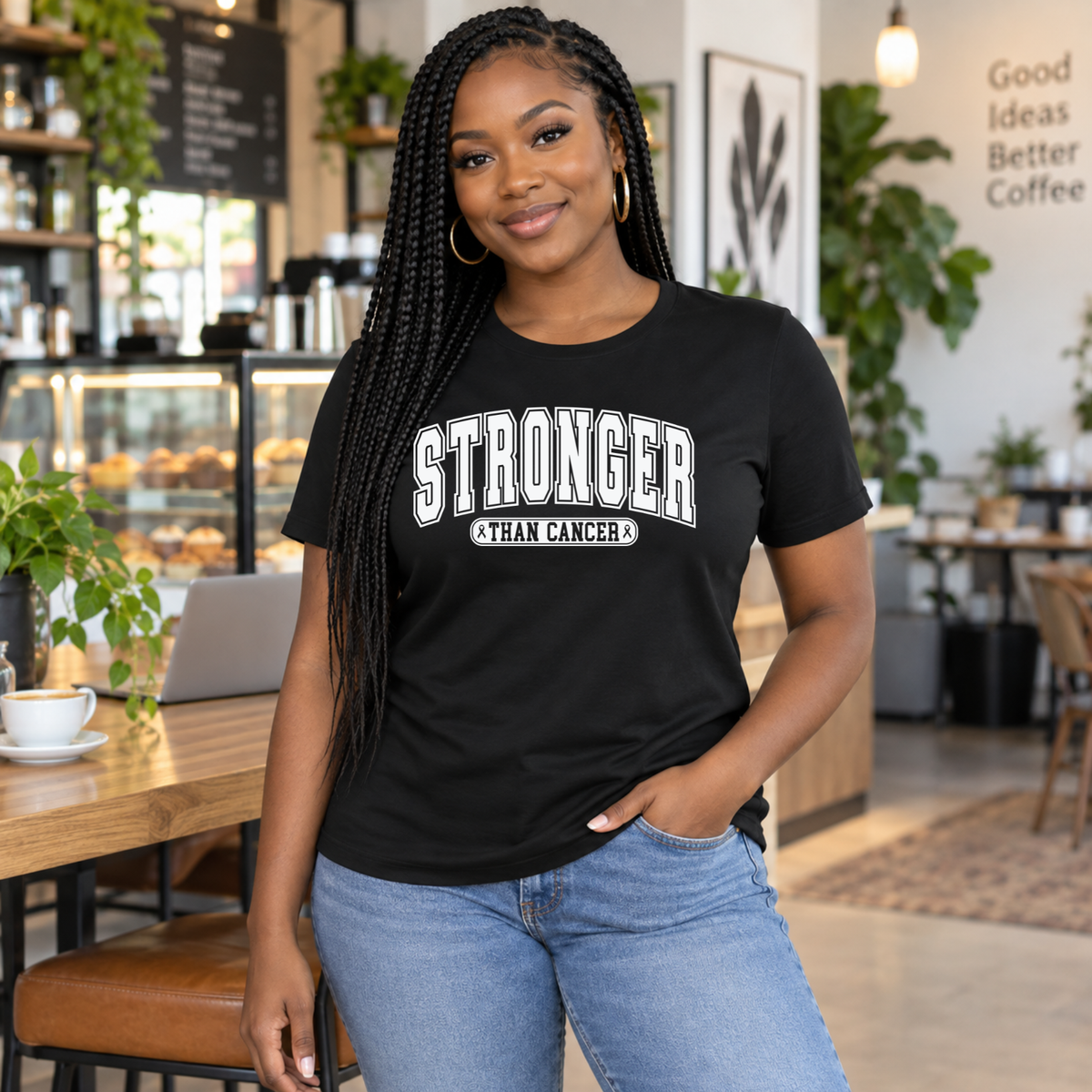 Stronger Than Cancer Breast Cancer Awareness Shirt
