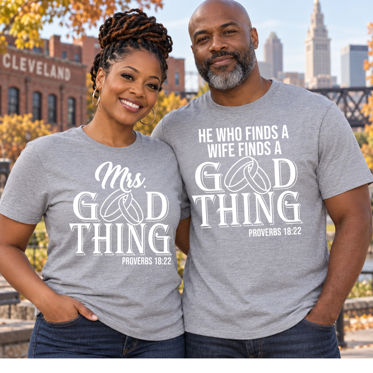 Good Thing Proverbs 18:22 Couple Shirts