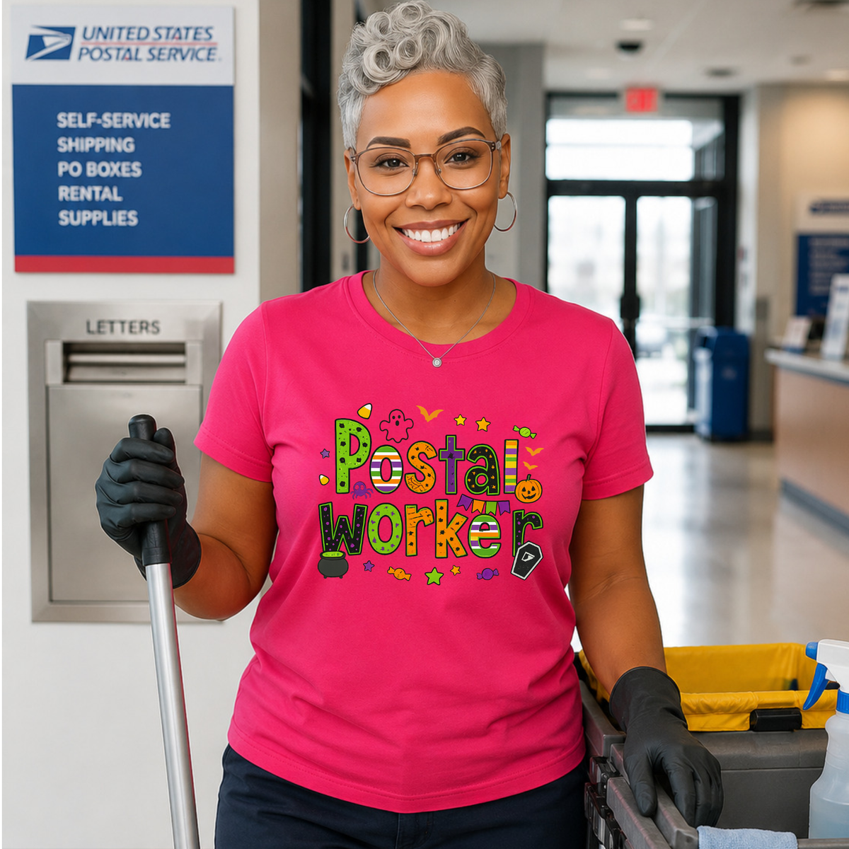 Halloween USPS Postal Worker Shirt