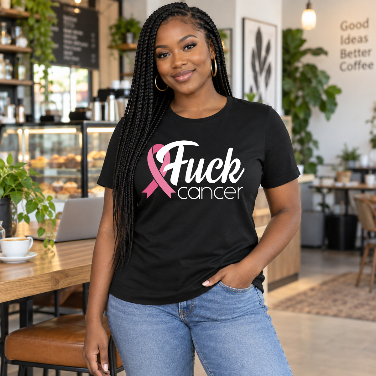 F Cancer Breast Cancer Awareness Shirt
