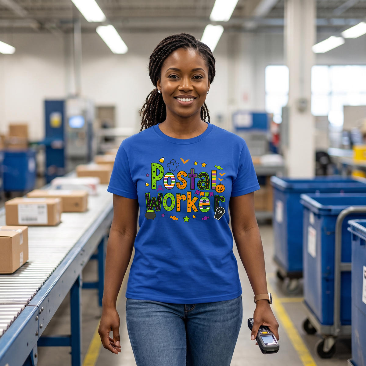 Halloween USPS Postal Worker Shirt