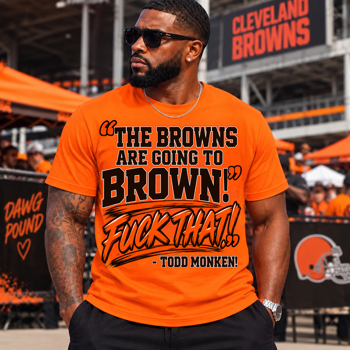 The Browns Are Going to Brown! – Funny Cleveland Football Fan T-Shirt