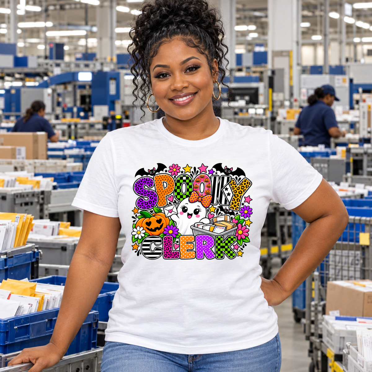 Spooky Clerk Halloween Shirt
