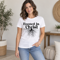 Rooted in Christ Scripture Shirt | Colossians 2:6–7 Tee