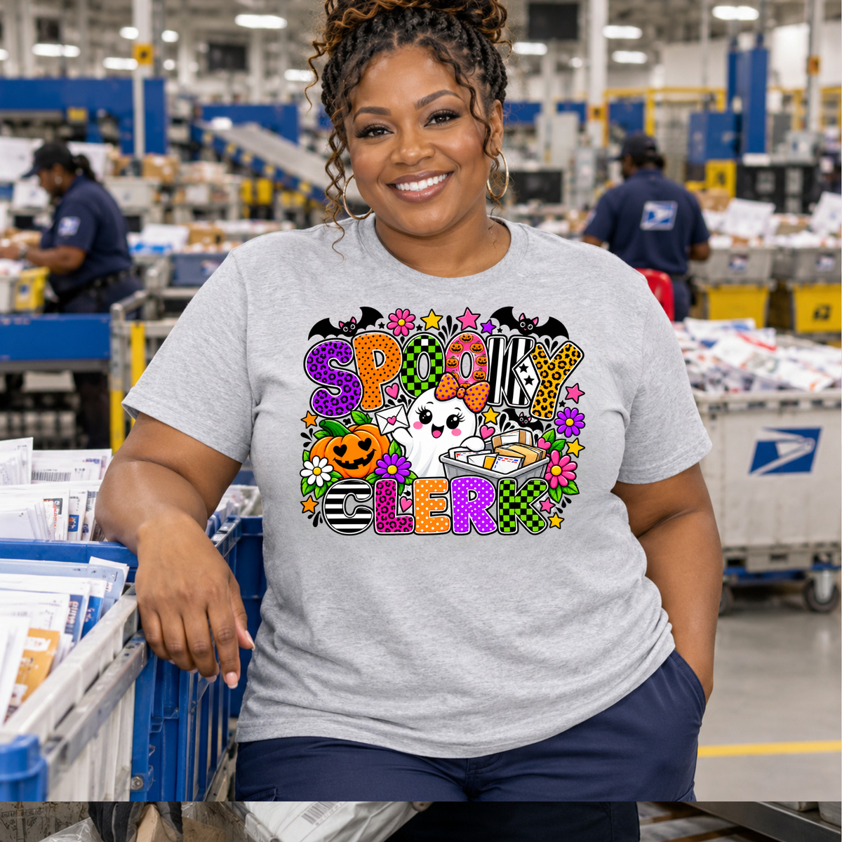 Spooky Clerk Halloween Shirt
