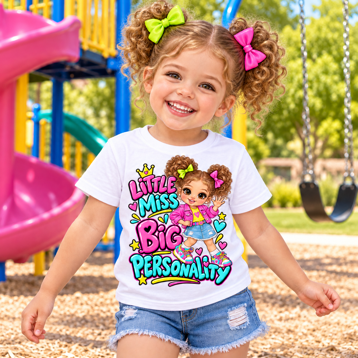 Little Miss Big Personality Toddler Graphic Tee