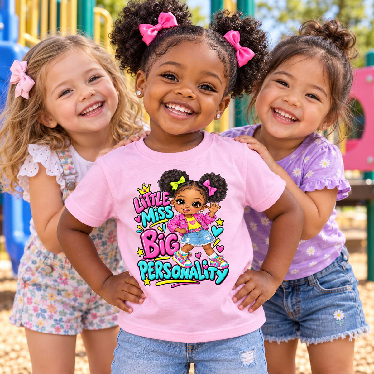 Little Miss Big Personality Toddler Graphic Tee