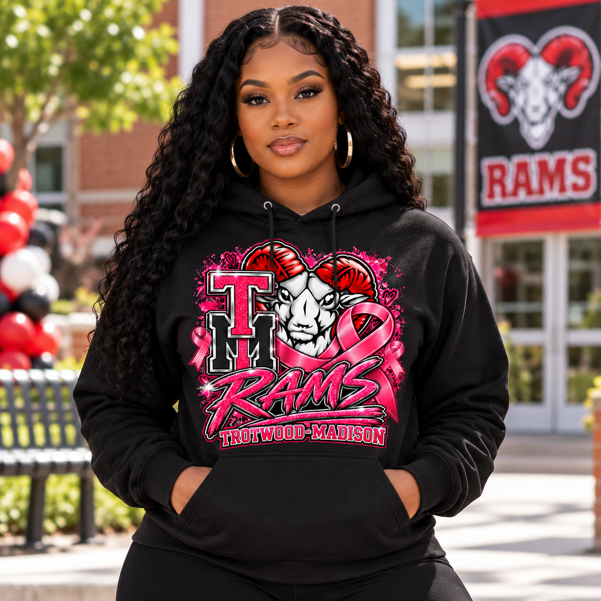 Support the Fight. Show Your Ram Pride. 💗🐏 Unisex Hoodie