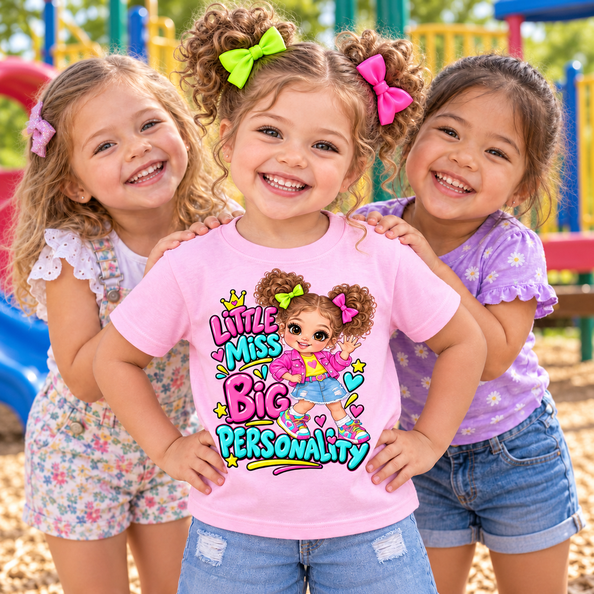 Little Miss Big Personality Toddler Graphic Tee