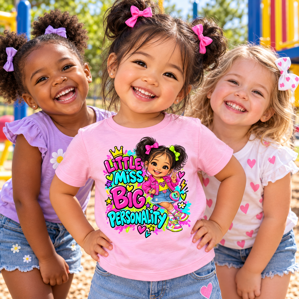 Little Miss Big Personality Toddler Graphic Tee