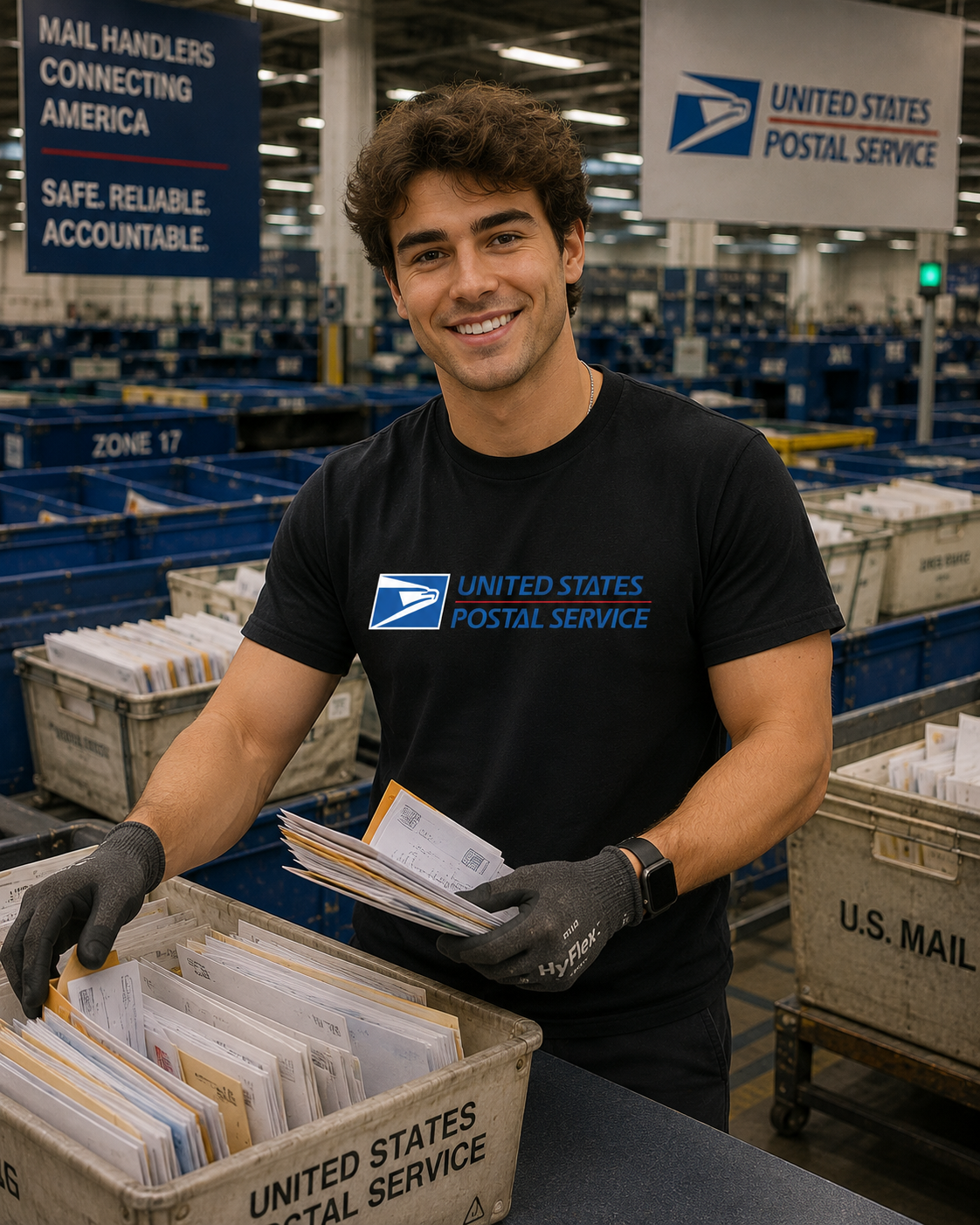 Postal Service Logo Graphic Tee