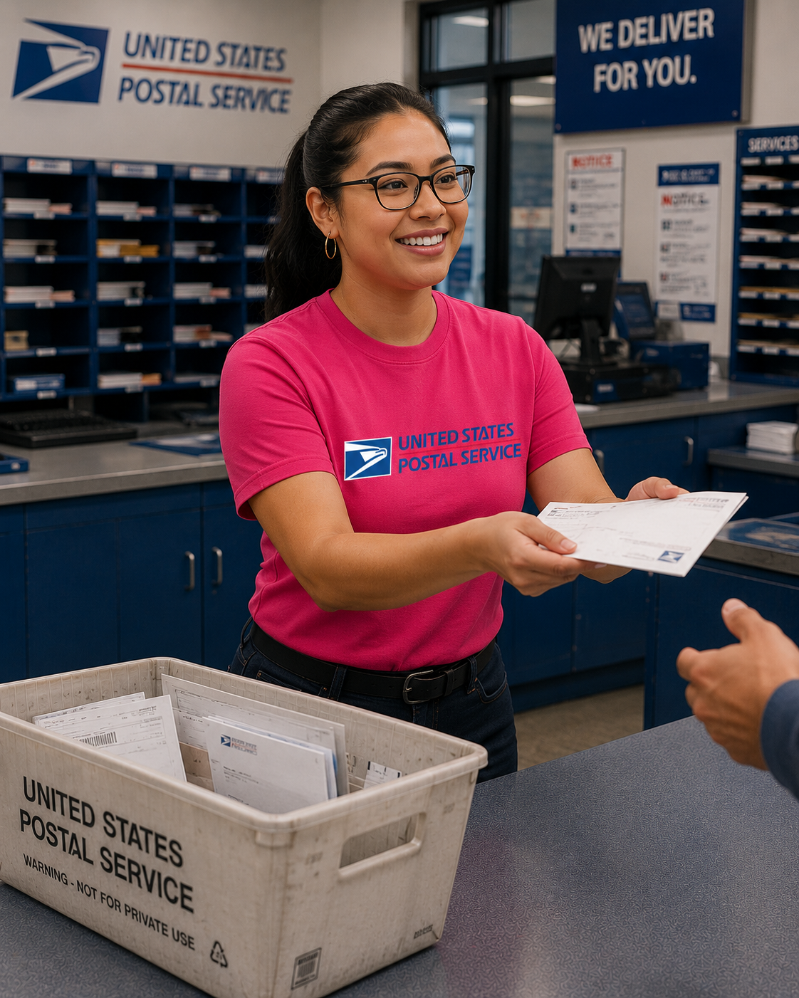 Postal Service Logo Graphic Tee