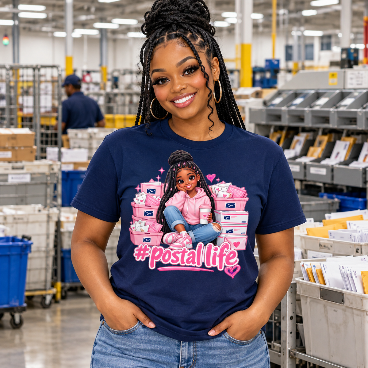 Postal Life Graphic Tee