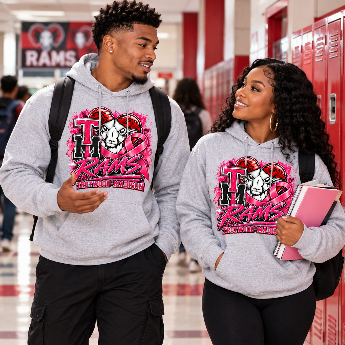 Support the Fight. Show Your Ram Pride. 💗🐏 Unisex Hoodie