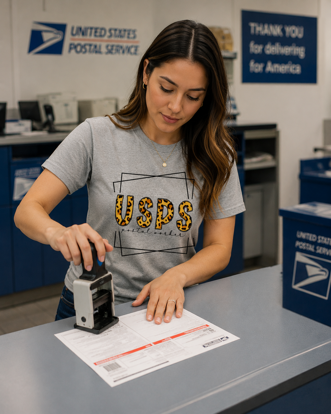 USPS Postal Worker Graphic Tee